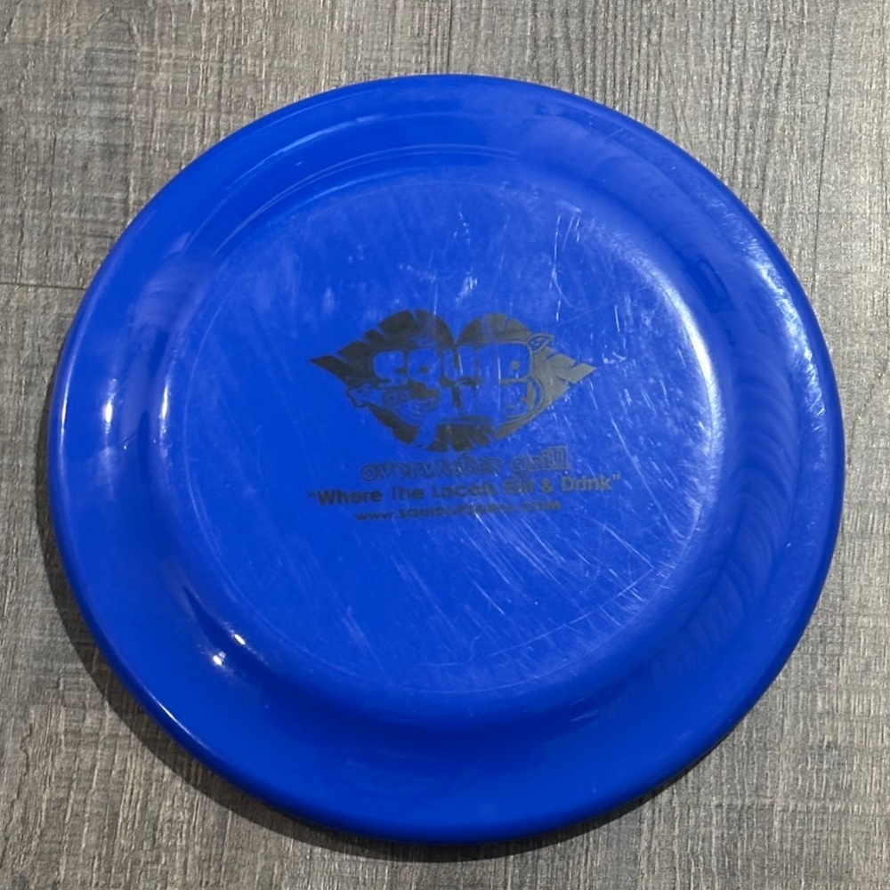 💞 Blue Frisbee with Squid Lips Design